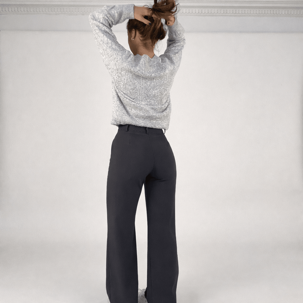 Wide Leg Broek Polyestermix - Miss Madera - Miss Madera