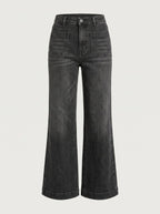 Wide Leg jenas met hoge taille - Miss Madera