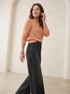 Wide Leg jenas met hoge taille - Miss Madera
