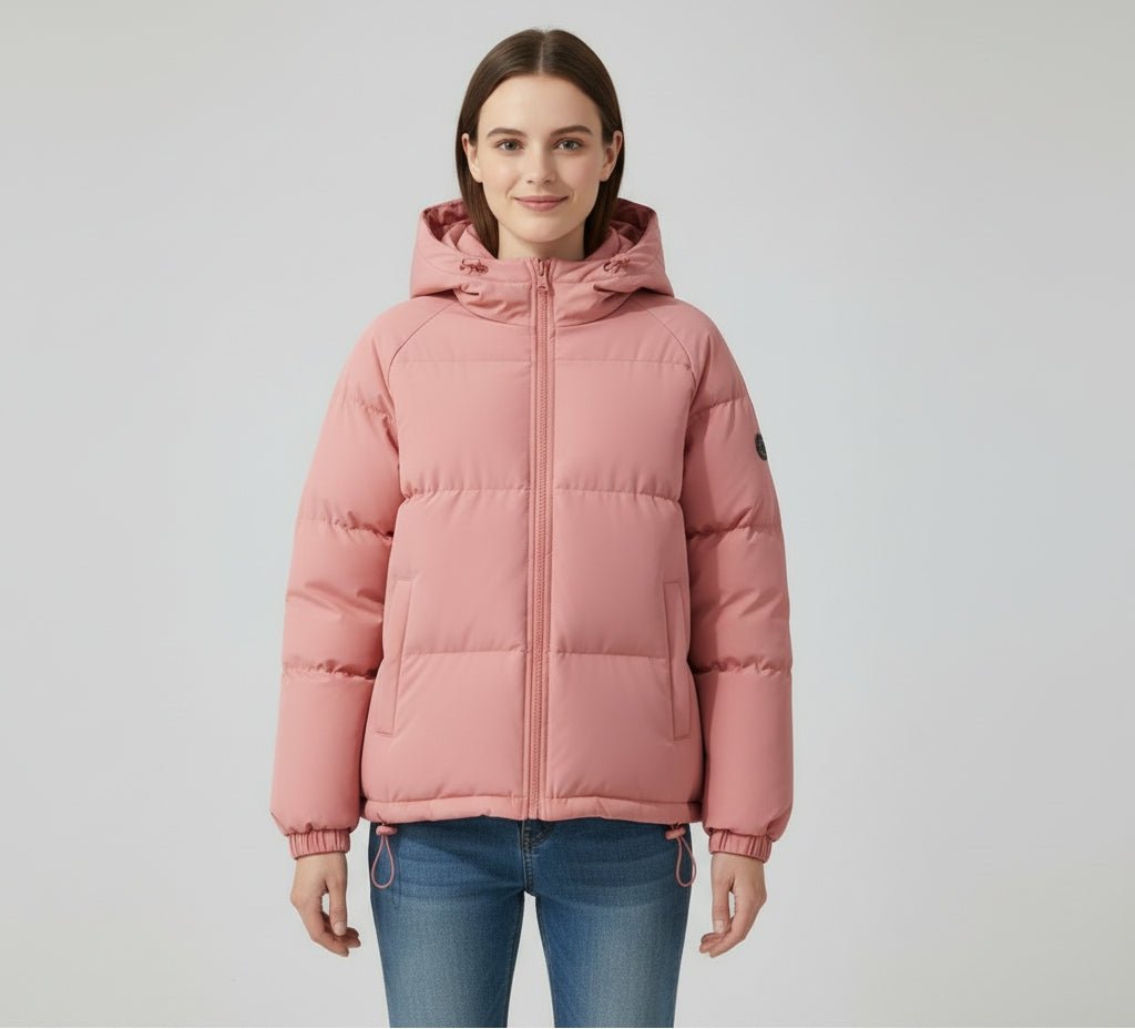 Winterjas Dames Getailleerd Gewatteerd Capuchon – Winter | Miss Madera - Miss Madera MIS-0FYK5Z