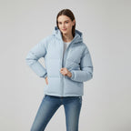 Winterjas Dames Getailleerd Gewatteerd Capuchon – Winter | Miss Madera - Miss Madera MIS-81RJK5