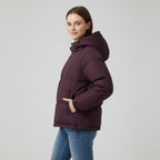 Winterjas Dames Getailleerd Gewatteerd Capuchon – Winter | Miss Madera - Miss Madera MIS-EL72SC