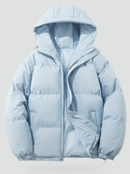 Winterjas Dames Getailleerd Gewatteerd Capuchon – Winter | Miss Madera - Miss Madera MIS-V911FT
