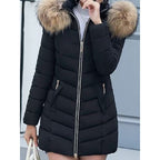 Miss | Winterjas Dames Gewatteerde Parka Vegan Fur Capuchon