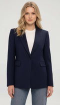 Wollen Blazer Dames | Getailleerd Enkele Knoop - Miss Madera
