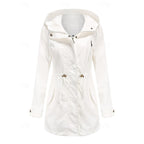 Miss | Jas Dames Utility Capuchon Verstelbare Taille