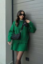 Miss | Tweedelige Set Dames Trui + Rok - Co-ord Set Wol